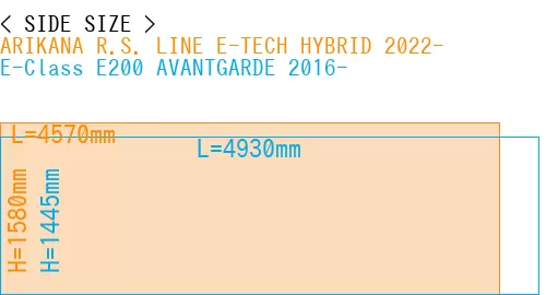 #ARIKANA R.S. LINE E-TECH HYBRID 2022- + E-Class E200 AVANTGARDE 2016-